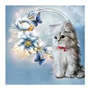 (Multi-Style) Cat Flower - 11CT/18CT Stamped Cross Stitch