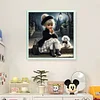 (Counted/Stamped)Cute Pet Girl-11CT Cross Stitch 40*40cm
