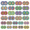 2pcs/set DIY Diamond Painting Special Shape Acrylic Alphabet Coaster Kit