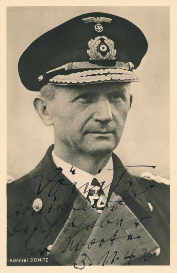 KARL DONITZ Signed Photo Poster paintinggraph - German Naval Admiral - WW2 - preprint