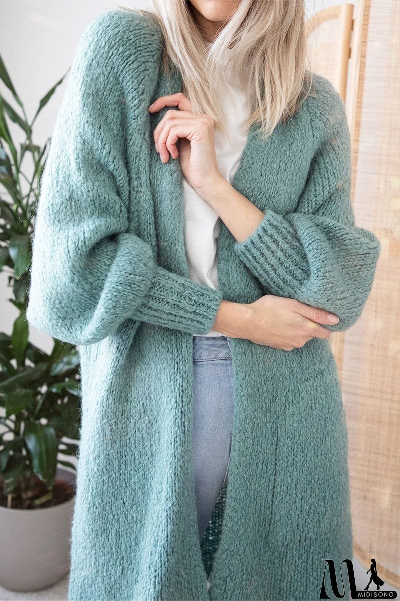 MidiSono - Casual Street Solid Patchwork V Neck Cardigans(5 Colors)