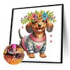 Diamond Painting-DIY Crystal Rhinestone Love Dog