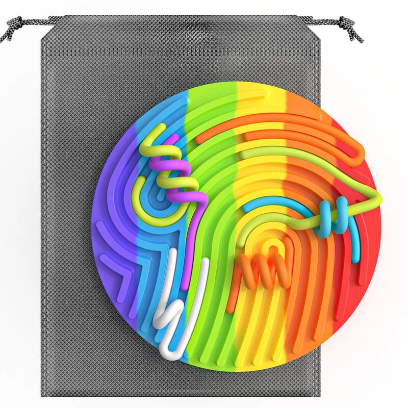 Fidget Toys Toddler(3-6Years) Colorful Silica Gel Toys