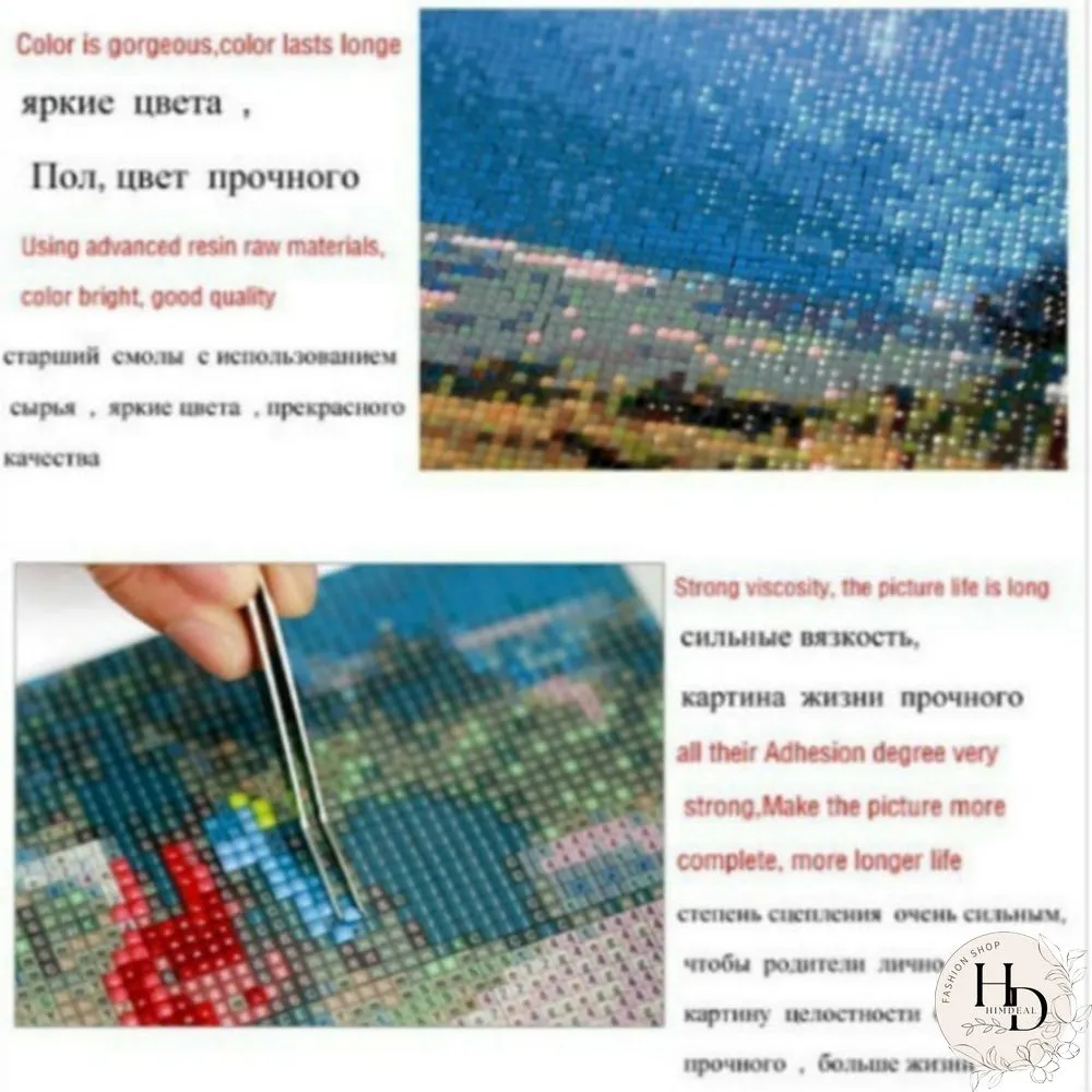 Diamond Mosaic Full Gear Diy Christmas Embroidery Cross Stitch Kits Round Painting Santa