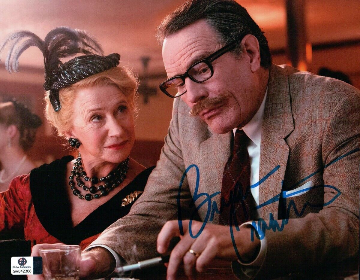 Bryan Cranston Signed Autographed 8X10 Photo Poster painting Trumbo w/Helen Mirren GV842368