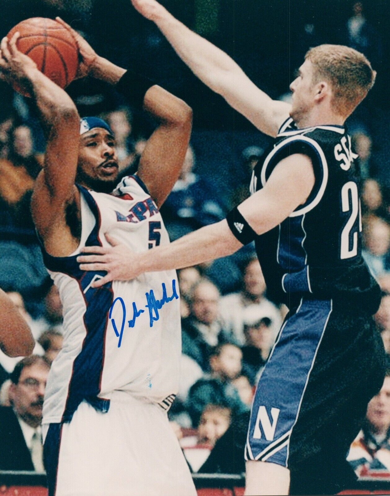 Delonte Holland NCAA College De Paul Hand Signed Autograph 8x10 Photo Poster painting