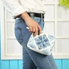 DIY Special Shaped Diamond Painting Leather Crossbody Bag Chain Makeup Bags