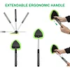 Windshield Cleaner Extendable Handle Car Window Cleaning Tool for Car & Home Use