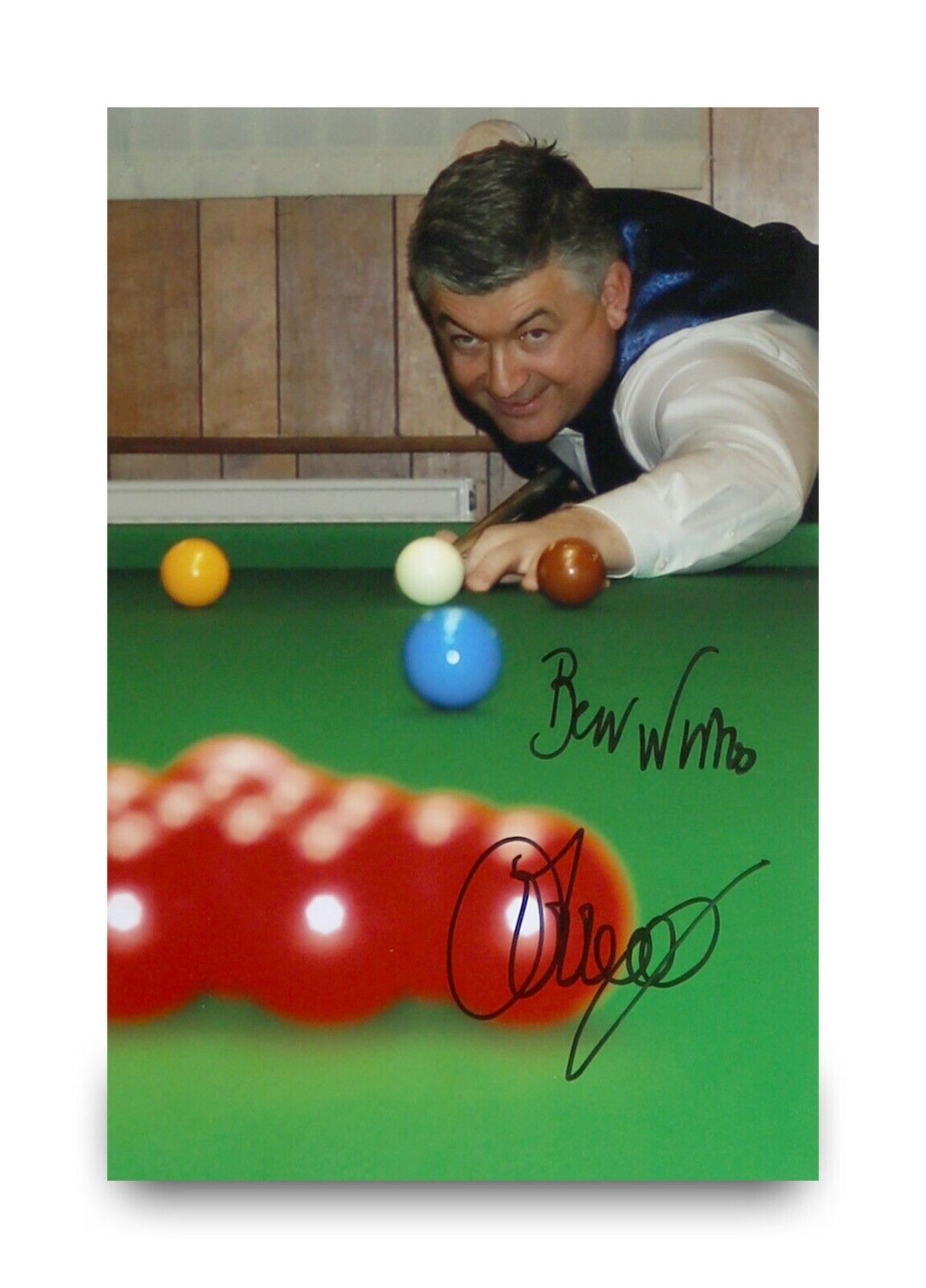 John Parrott Hand Signed 6x4 Photo Poster painting Snooker Champion Autograph Memorabilia + COA