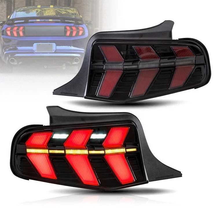 Stunningmore Upgrade Car accessories LED taillight taillamp for Ford Mustang 2010-2012 assembly tail light tail lamp ITN Auto