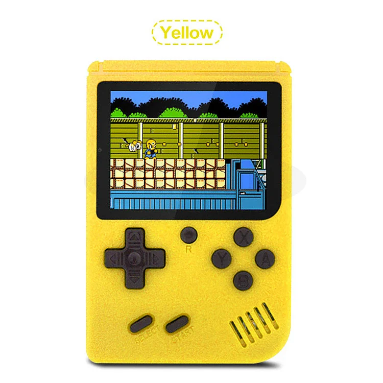 JOURNALSAY 3 inch Handheld Game Consoles 400 IN 1 Retro Video Game Console 8 Bit Game Player