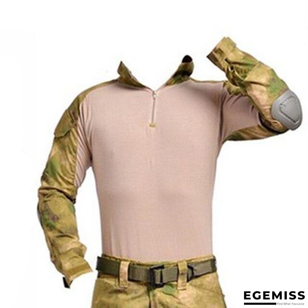 Camouflage colors Army Combat Uniform military shirt cargo multicam Airsoft paintball tactical cloth with elbow pads | EGEMISS