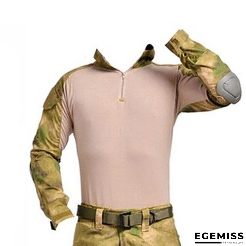 Camouflage colors Army Combat Uniform military shirt cargo multicam Airsoft paintball tactical cloth with elbow pads | EGEMISS