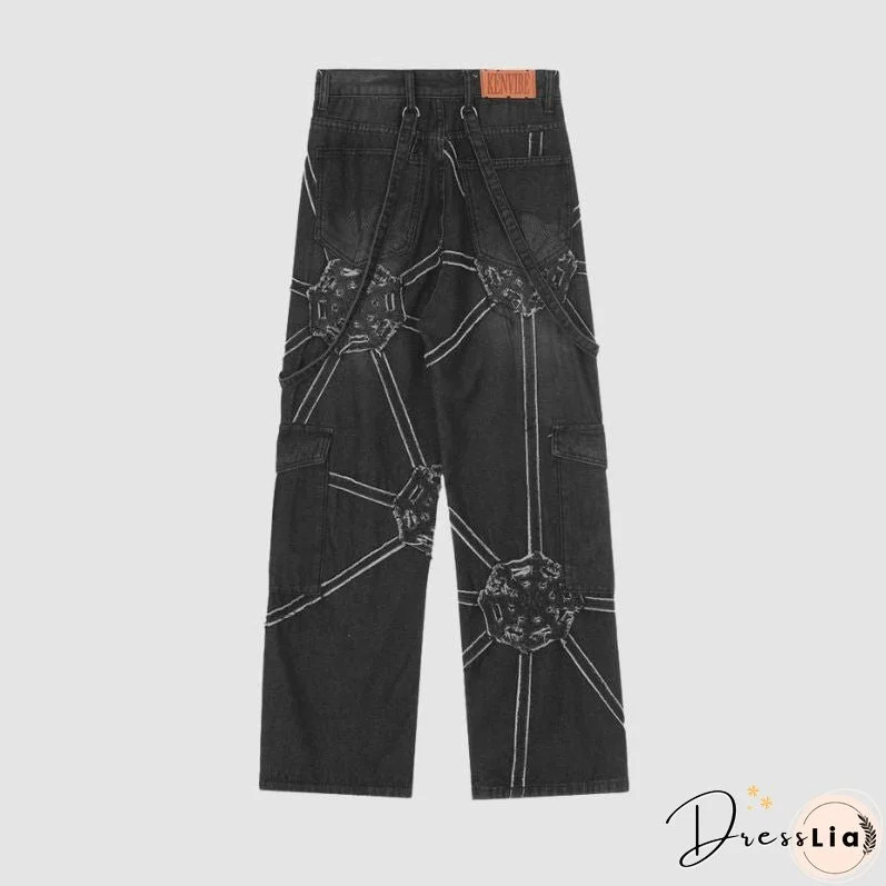 Heavy Weight Spiderweb Jeans