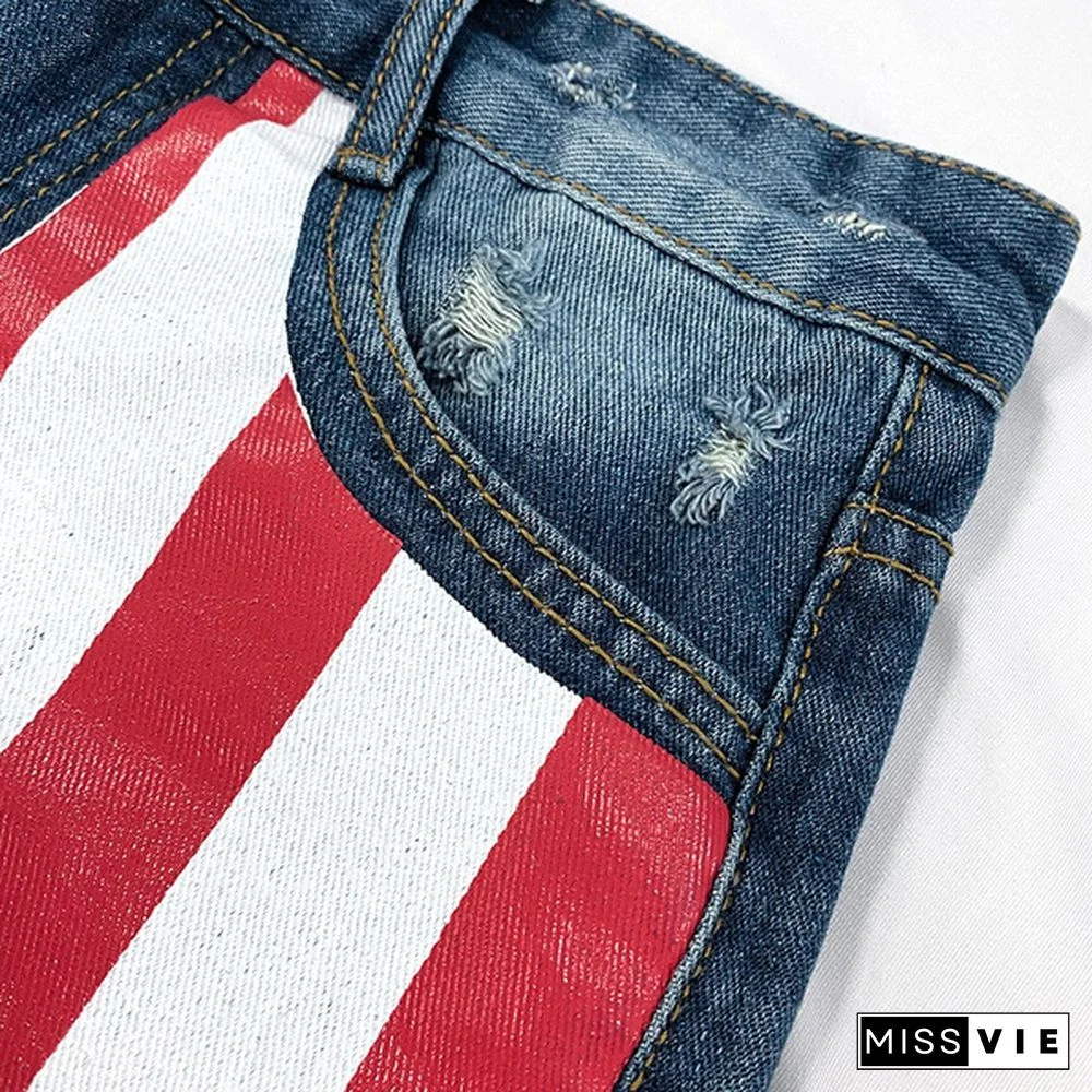 Women's Cool Washed Denim Girls Casual High Waisted Short Mini Jeans Ripped Jeans Shorts Washed Denim Short Plus Size S-3XL