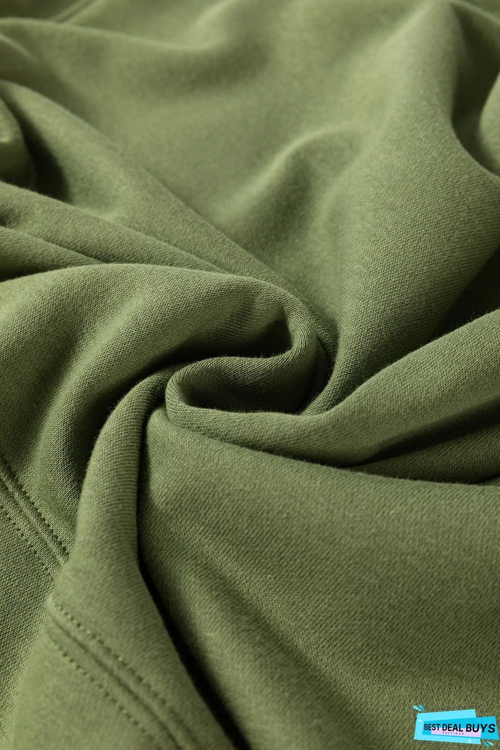 Crisscross Stitching Loose Sweatshirt