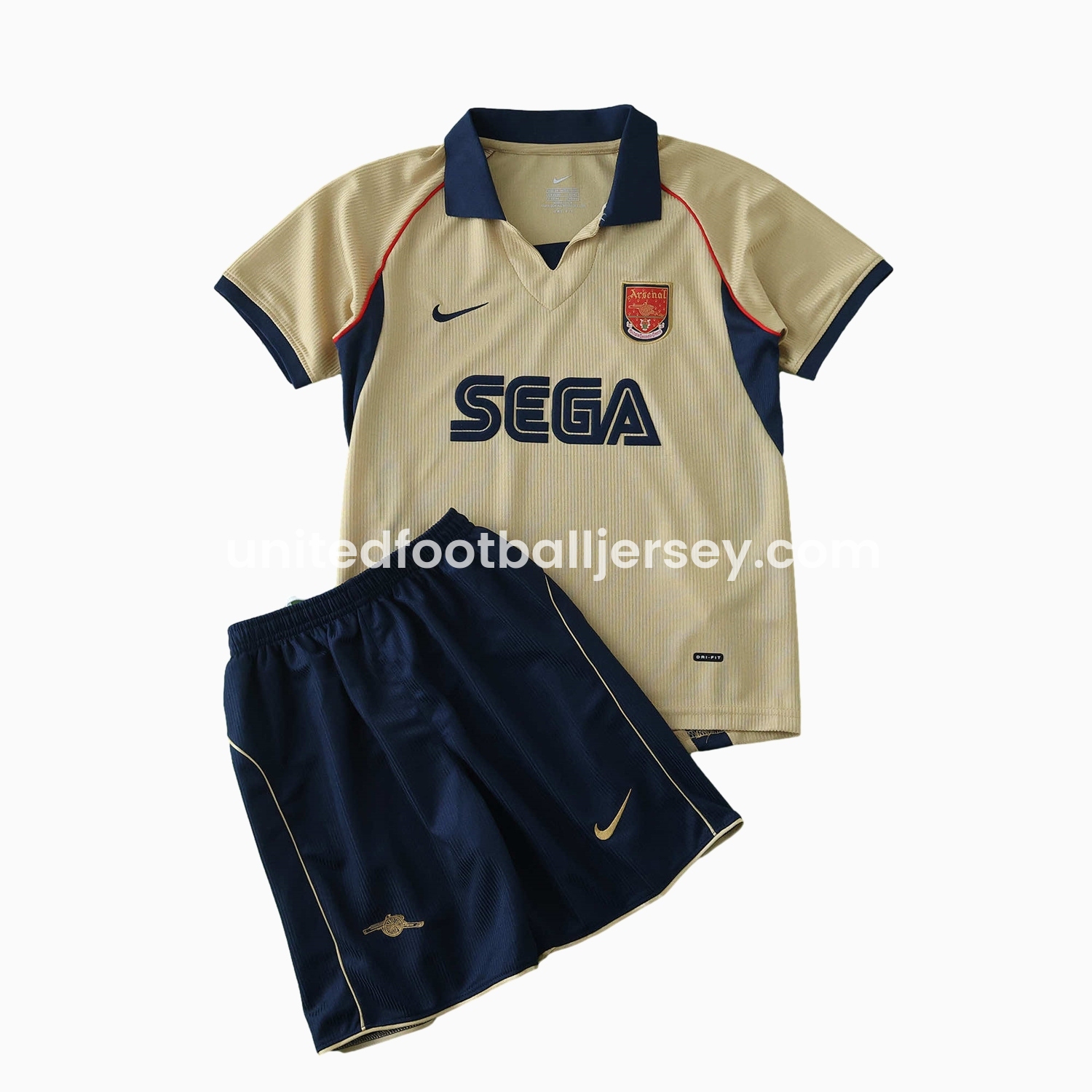 Retro Arsenal 2001-02 Away Kids Kit