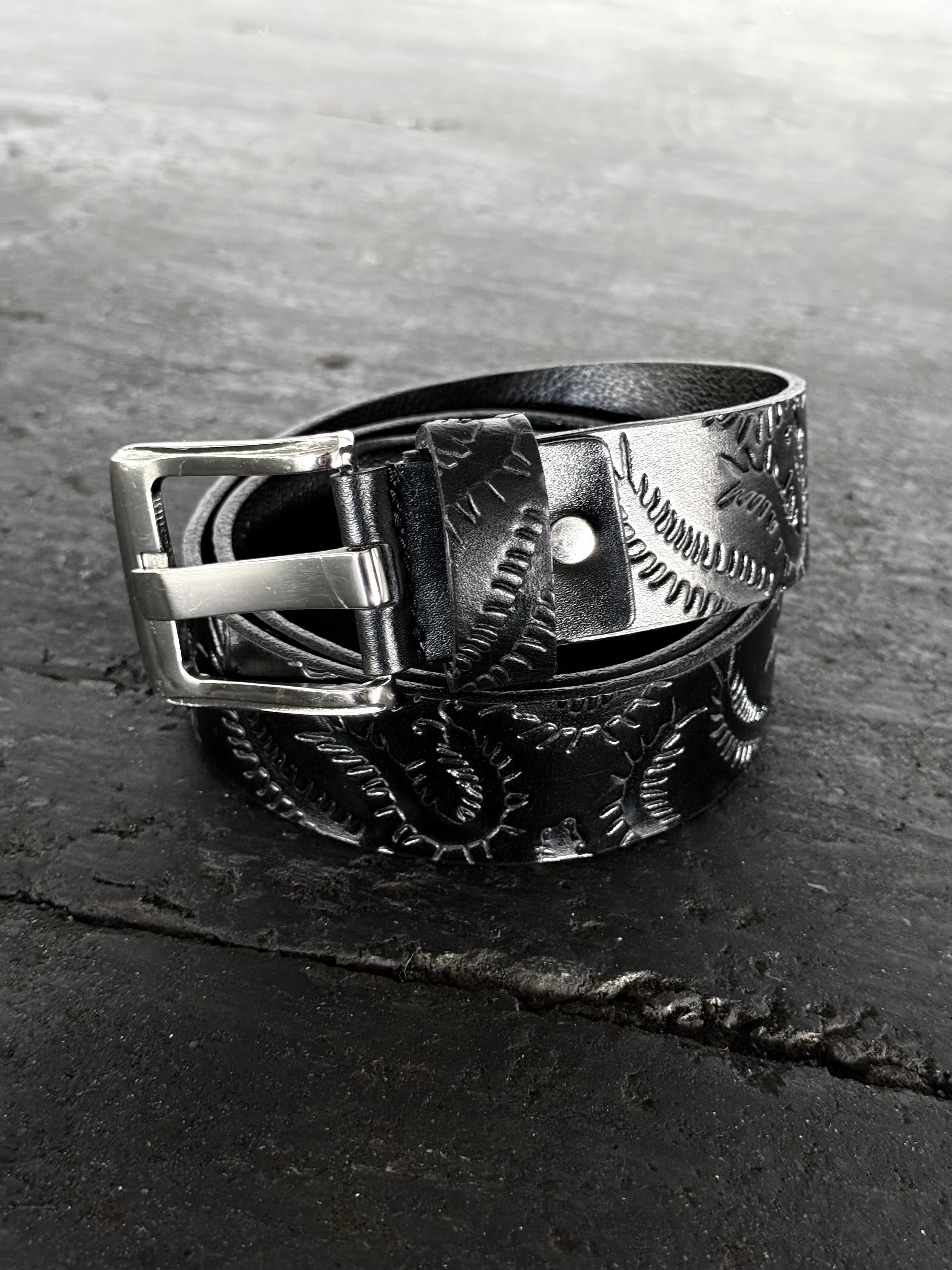 “Ghoul” Leather Belt