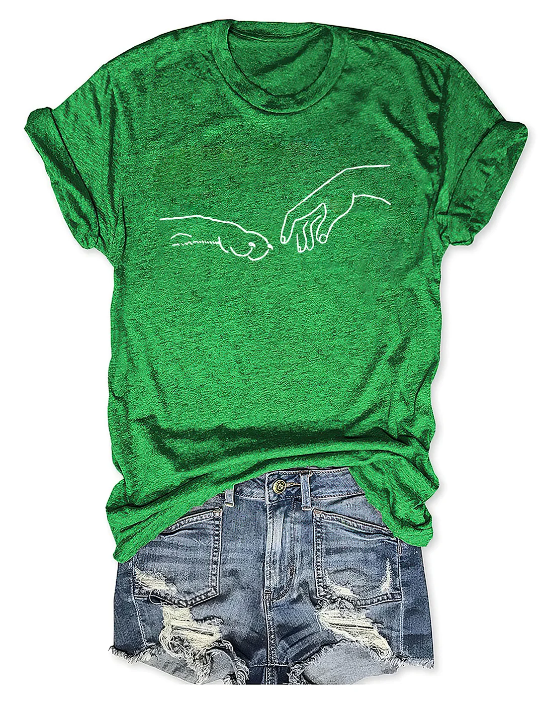 Paw And Hand T-shirt