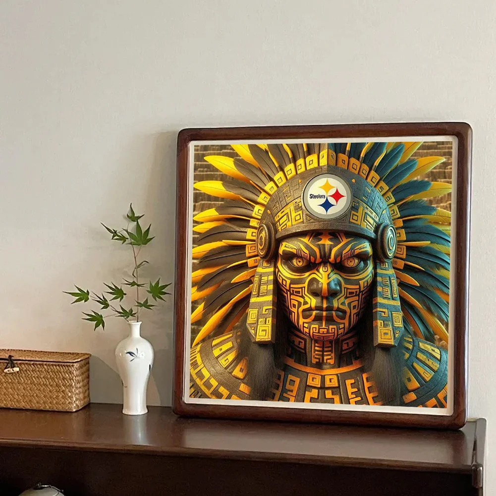 Diamond Painting - Full Round Drill - Pittsburgh Steelers(Canvas|40*40cm)