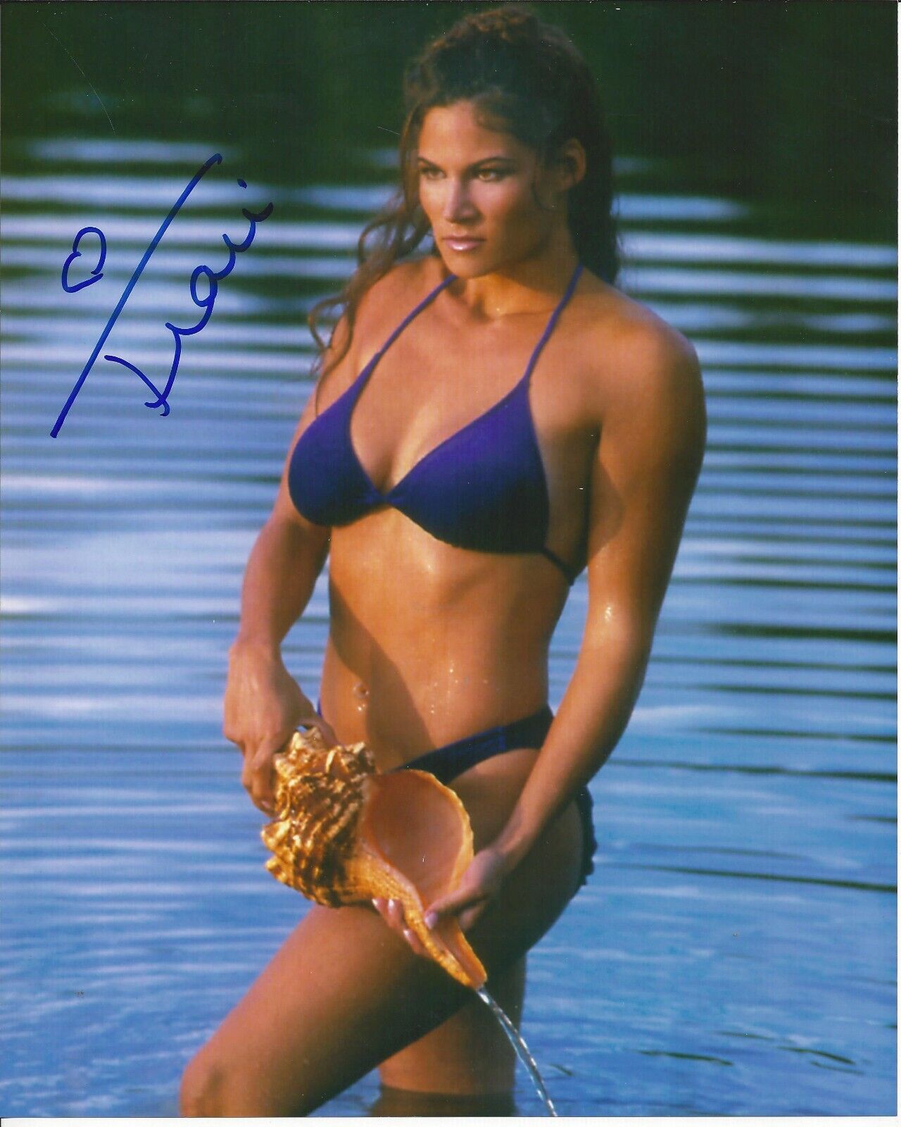 Traci Brooks autographed 8x10 #5 TNAPlayboy Sexy