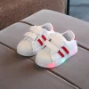 Boys Girls Infant Tennis LED Lighted Classic Leisure Sneakers Cute Casual Shoes
