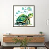 Turtle - 18CT Stamped Cross Stitch 20*20cm/7.87*7.87in