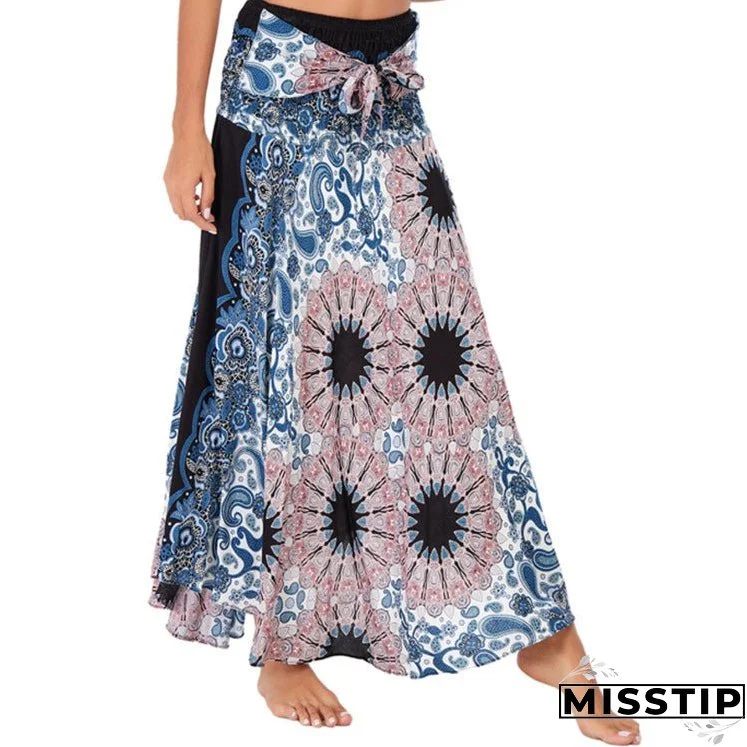Leisure In Spring and Summer Asia Style Half Skirt Holiday Skirt Big Hem Skirt
