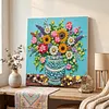 DIY Button Art Kit with Frame 11.81x11.81inch Button Painting Kit Button Painting Craft Set for Adults Beginners Arts Crafts Home Decoration
