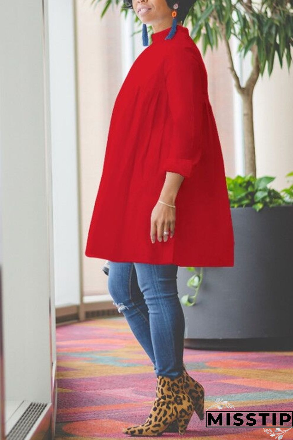 White Sexy Cap Sleeve Long Sleeves neck A-Line Knee-Length Solid Draped Patchwork Club