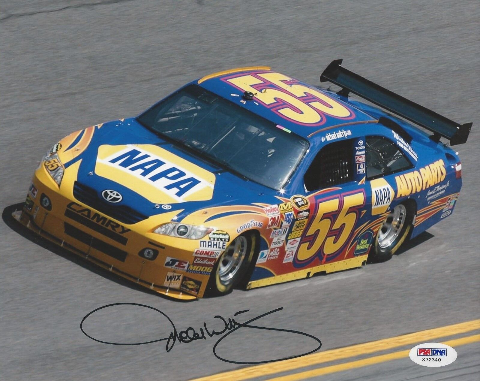 Michael Waltrip Signed Nascar 8x10 Photo Poster painting PSA X72340