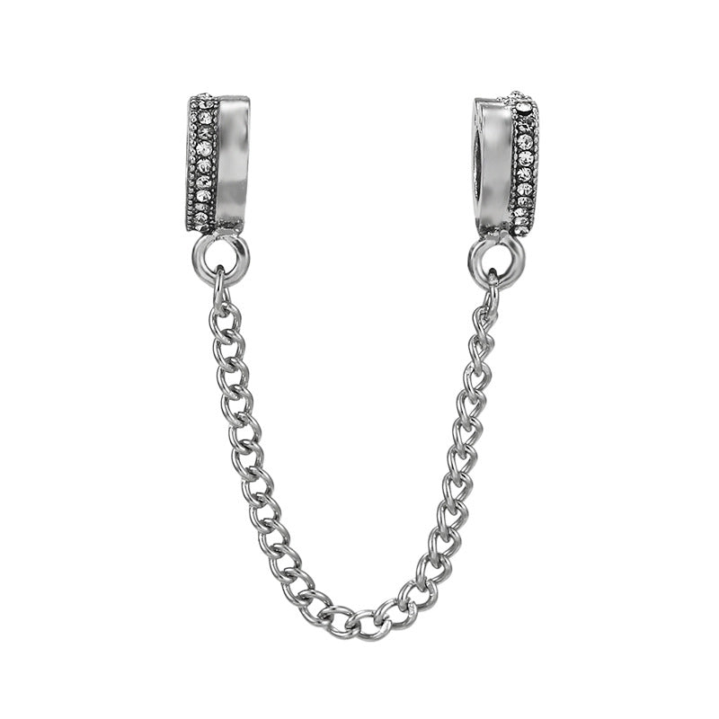 Ig Style Minimalist Geometric Metal Plating Inlay Rhinestones Jewelry Accessories