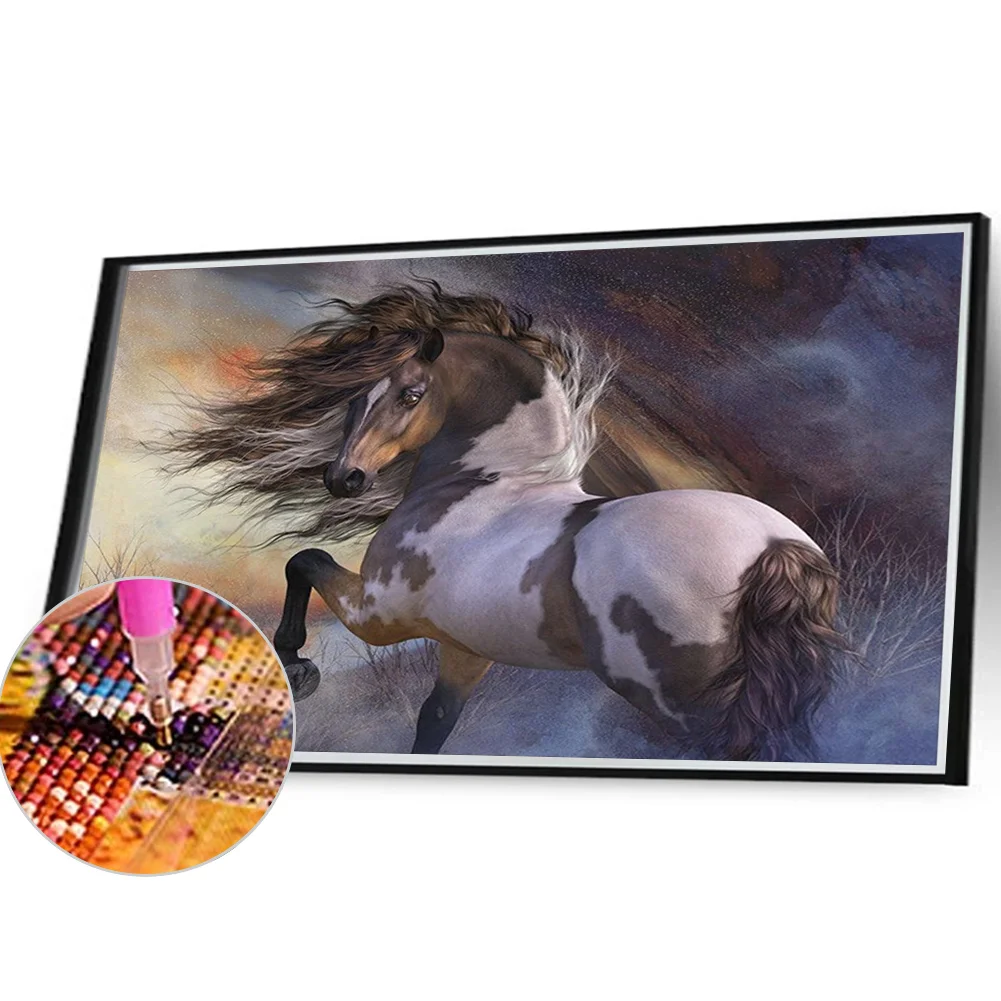 Diamond Painting - Full Round Drill - Horse(Canvas|40*30cm)
