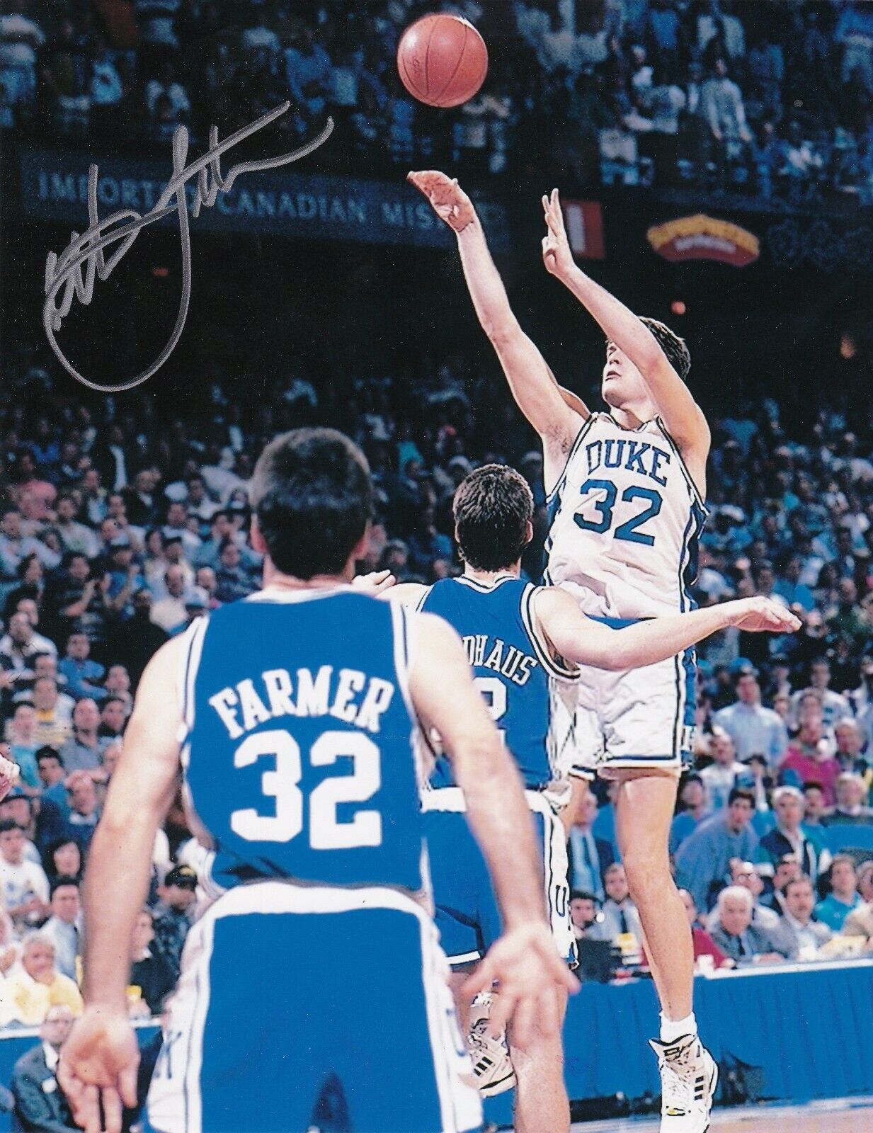 CHRISTIAN LAETTNER DUKE BLUE DEVILS THE SHOT