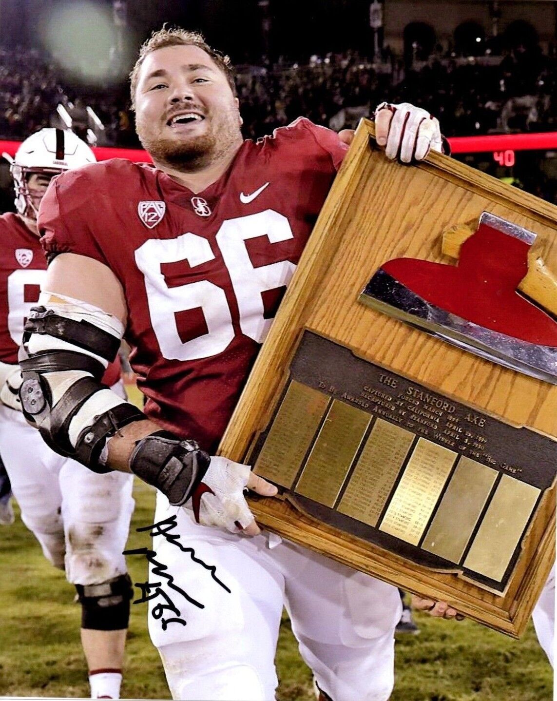 Harrison Phillips Stanford Cardinal signed autographed 8x10 football Photo Poster painting c