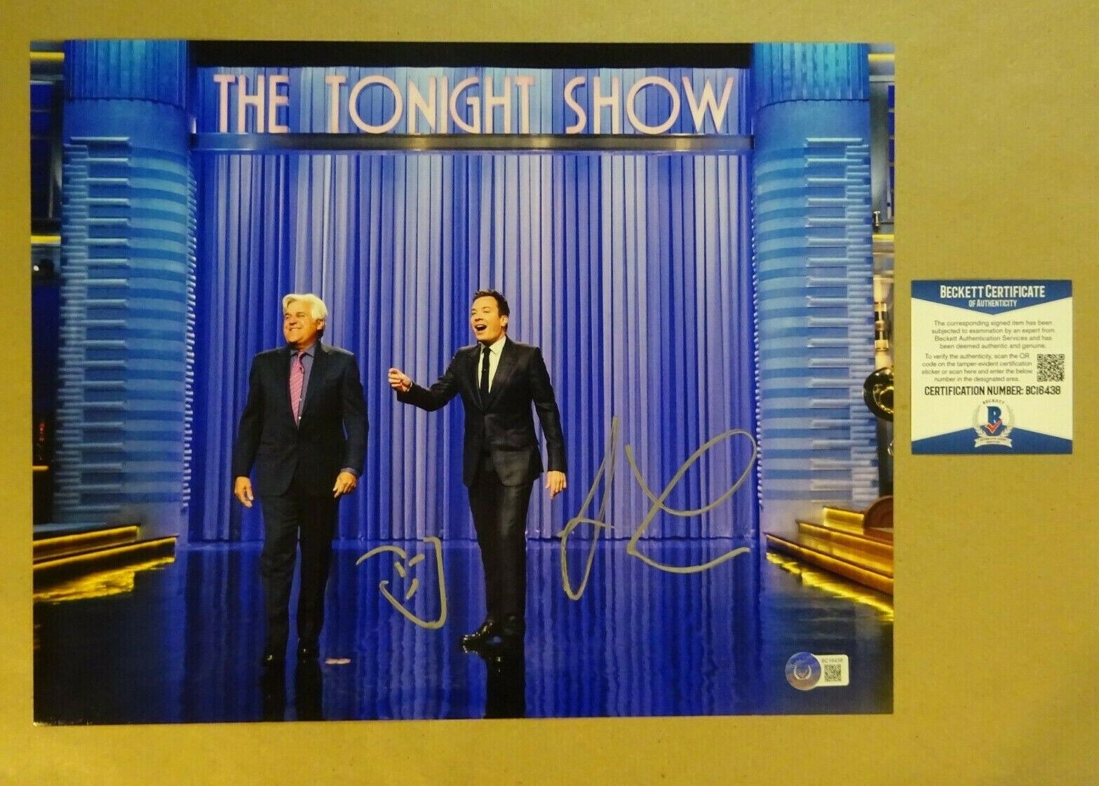 Signed JAY LENO Autographed Photo Poster painting The Tonight Show 11X14 BECKETT COA