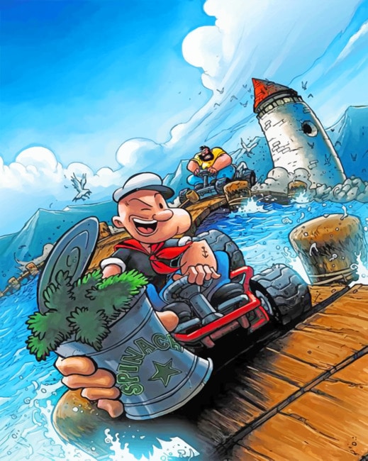 

Popeye – Animation Paint By Numbers - 40*50CM, 501 Original