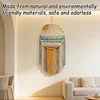 (Finished Product)Woven Hanging Tapestry Tassels No Drilling Sunset Wall Art Dream Catcher Handmade Colorful Tapestry for Apartment Living Room Bedroom Nursery Backdrop