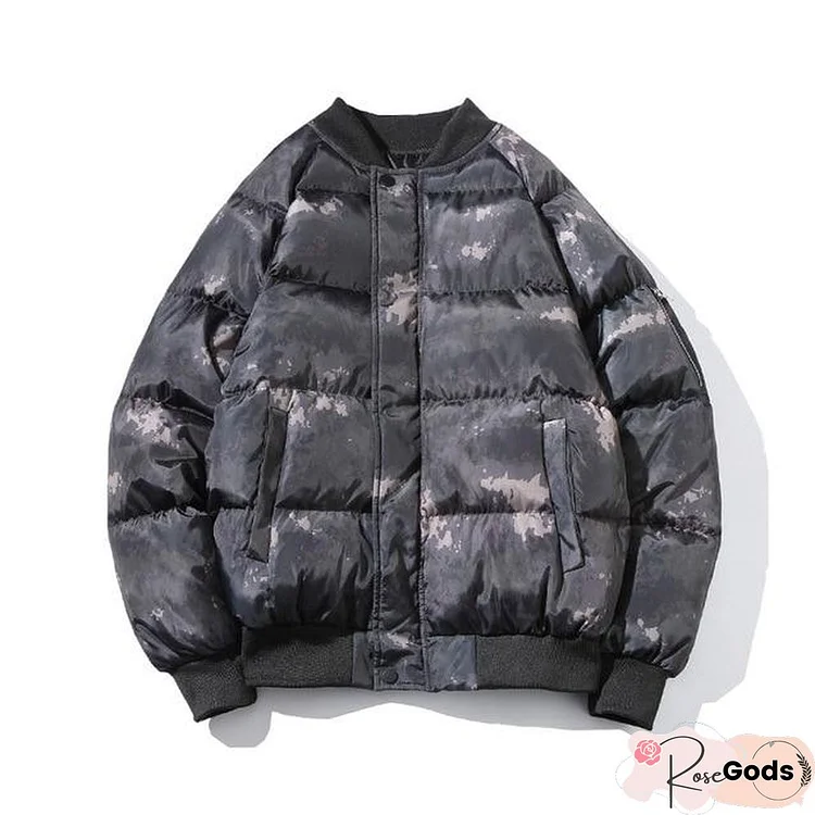 Men Camouflage Top Warm Waterproof Big Size Warm Thicken Male Cotton-Padded Parkas Coats Jackets