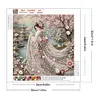 Japanese Girls Geisha -Partial Special Shaped Diamond Painting 30*30CM