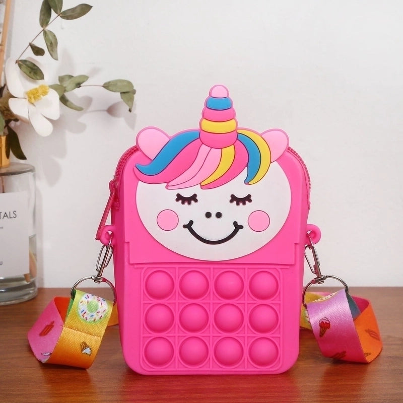 Kid’s  Silica Gel Zipper Kids Wallets