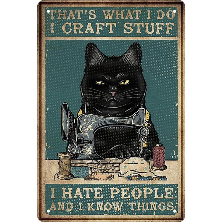 Cat - Vintage Tin Signs/Wooden Signs 8*12Inch/12*16Inch