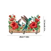 Wooden Hummingbird Flower Special Shape Diamond Painting Hanging Hooks for Decor