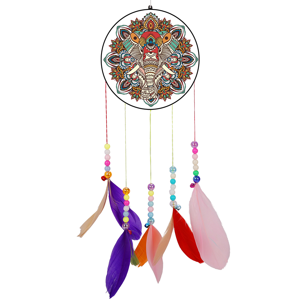 

Elephant Acrylic Lucky Wind Chime - 5D DIY Craft Pendant, 501 Original