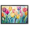(Big Size)Tulip - 11CT Stamped Cross Stitch 60*40cm/23.62*15.75in