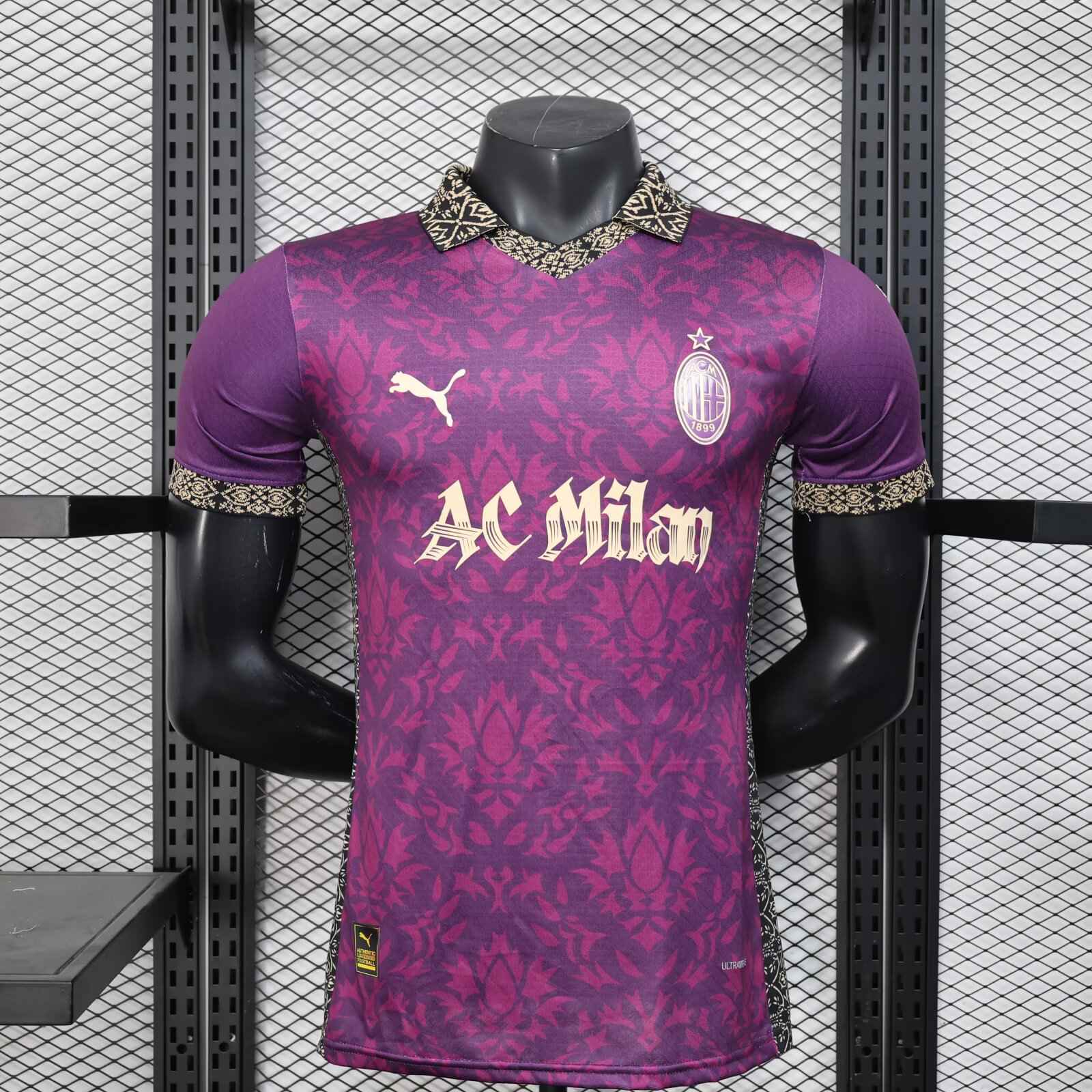 2025/2026 Player Version AC Milan Special Edition Football Shirt 1:1 Thai Quality（The player version jersey is a bit tight, please pay attention to the size selection）