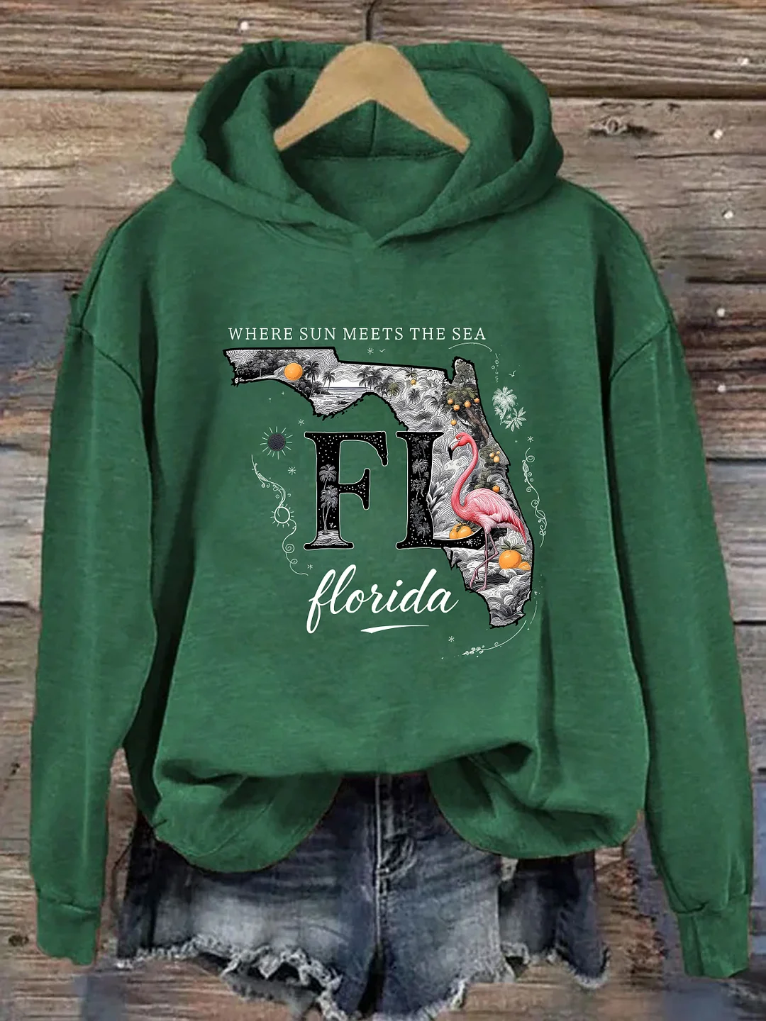 Where Sun Meets The Sea Florida Hoodie