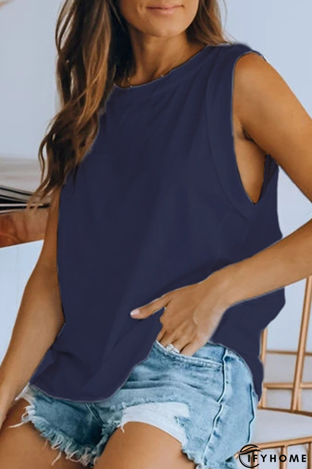 Casual Solid Basic O Neck T-Shirts(4 Colors) | IFYHOME