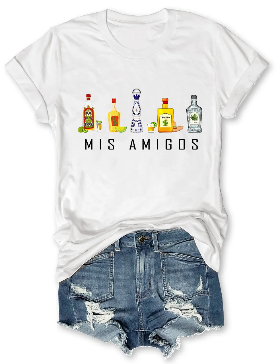 Mis Amigos Drinking T-Shirt