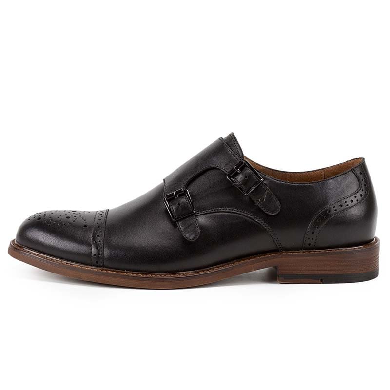 THE BROCK MONK SHOE IN BRACK